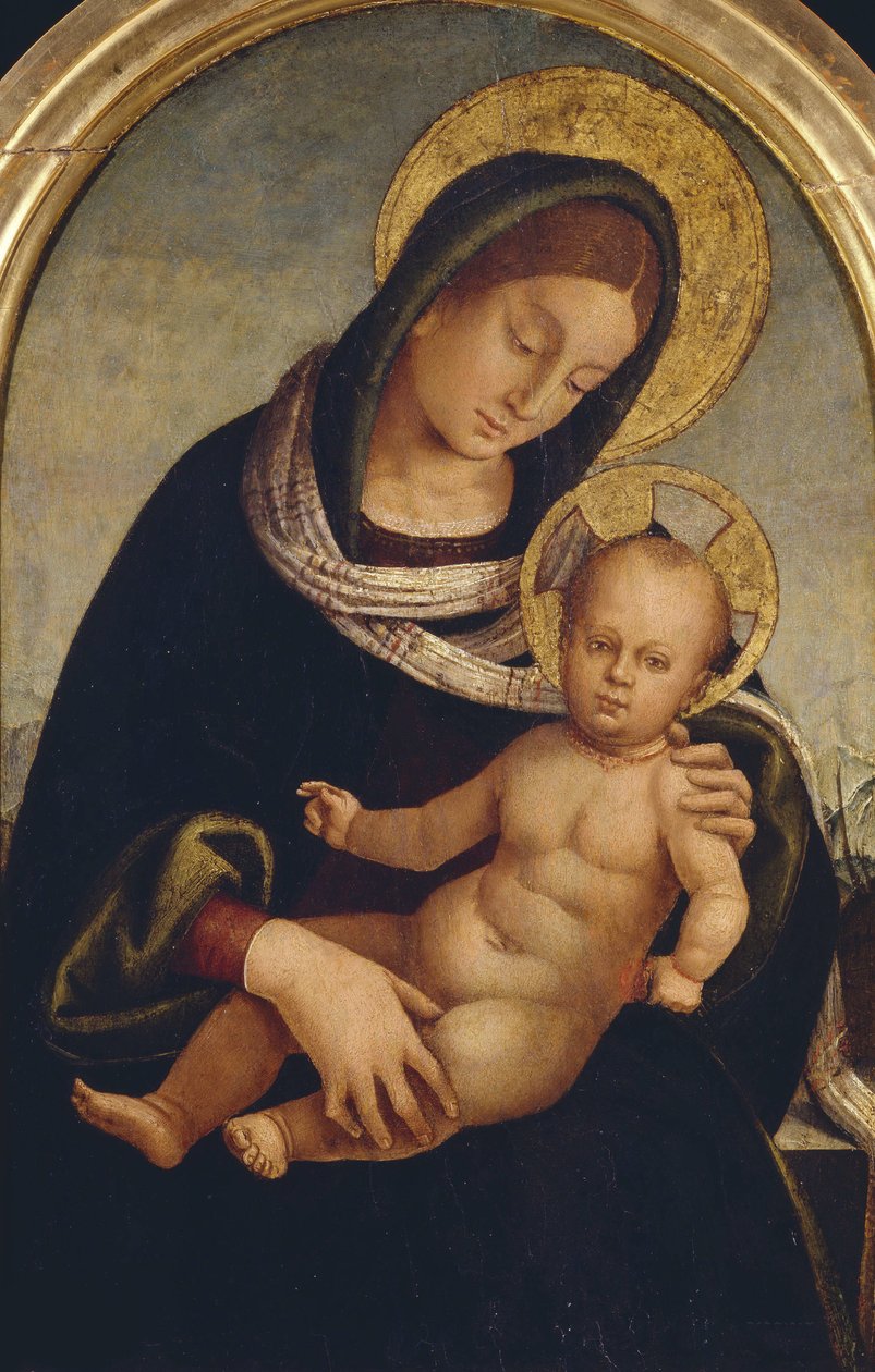 Madona com o Menino, ca 1510-1515. de Luca Signorelli