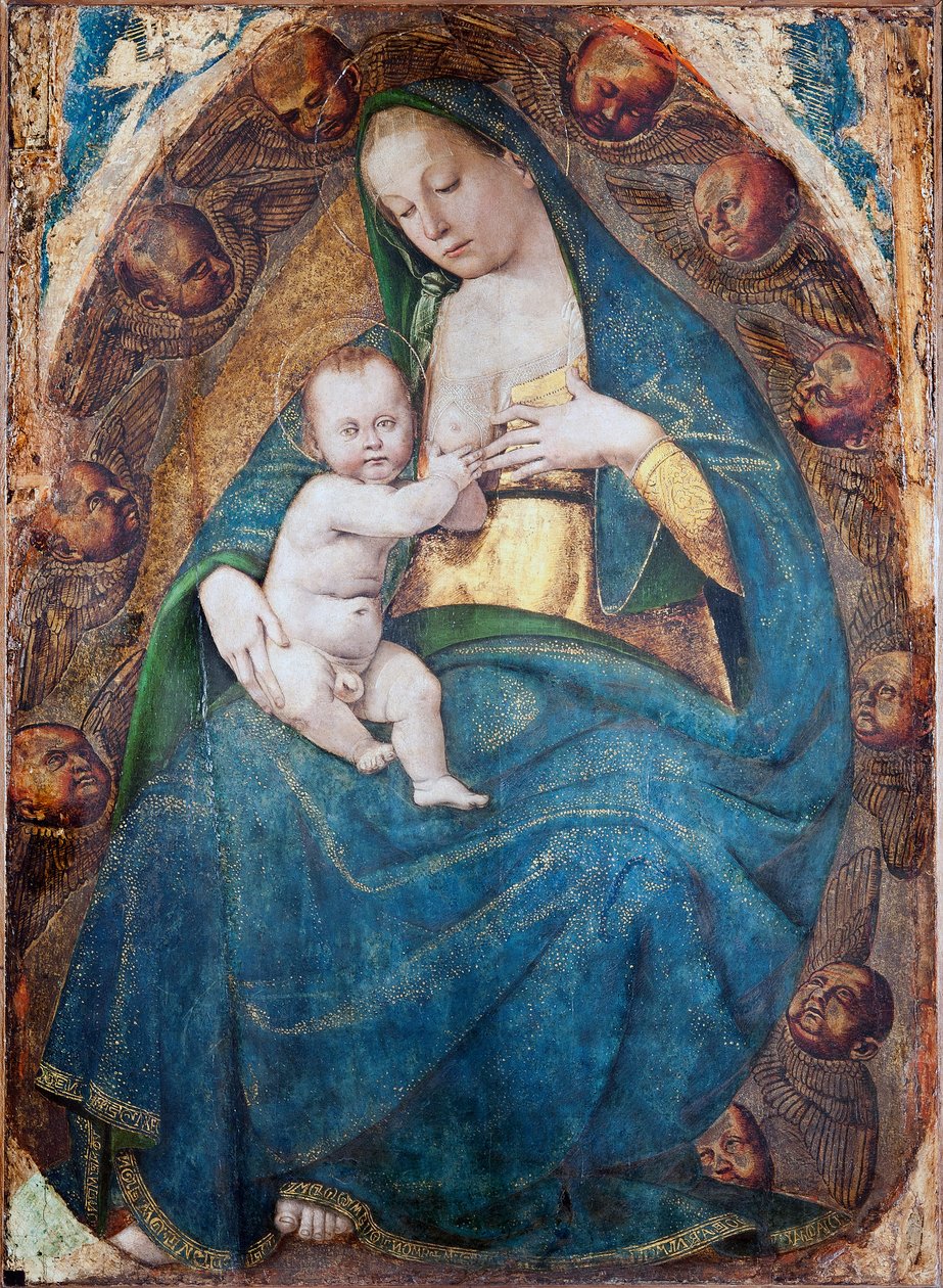 Enfermagem Madonna, 1482-c.1485 de Luca Signorelli