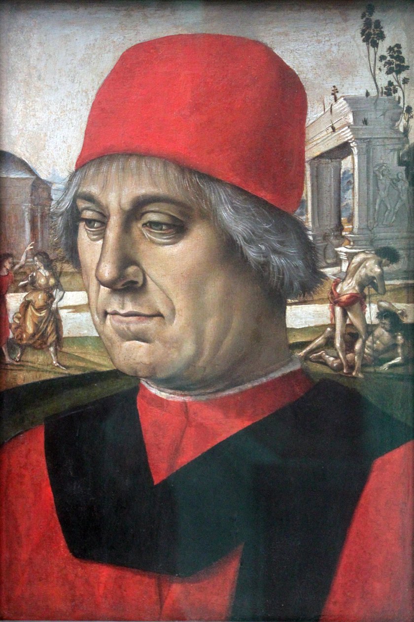 Retrato de um homem de Luca Signorelli