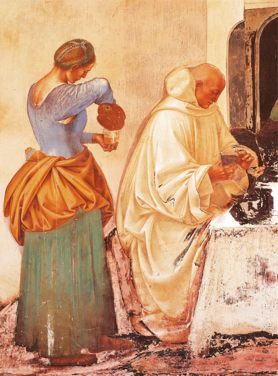 Histórias de São Bento de Luca Signorelli (cerca de 1445-1523), fresco, Claustro de São Bento, Abadia de Monte Oliveto Maggiore de Luca Signorelli