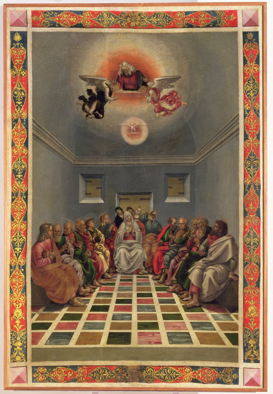 A descida do Espírito Santo de Luca Signorelli