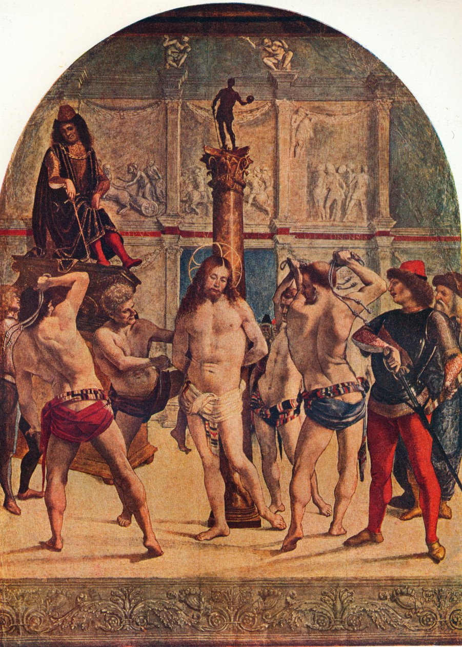 A Flagelação de Cristo, 1482-1485, 1930. de Luca Signorelli