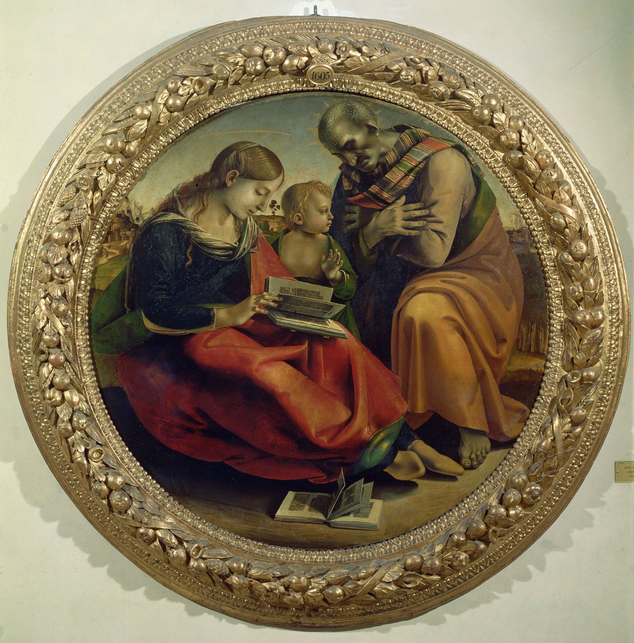A Sagrada Família, c.1485 de Luca Signorelli