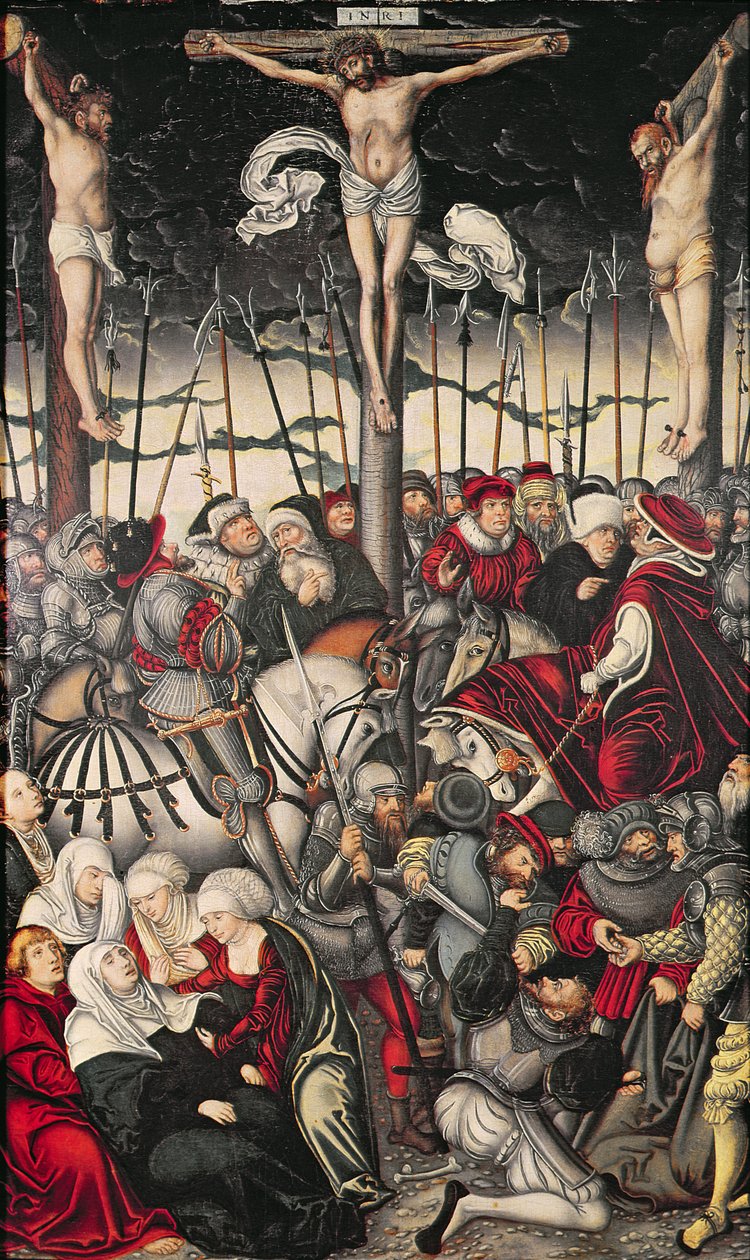 calvário de Lucas Cranach the Elder