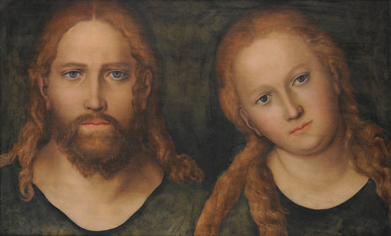 Cristo e Maria de Lucas Cranach the Elder