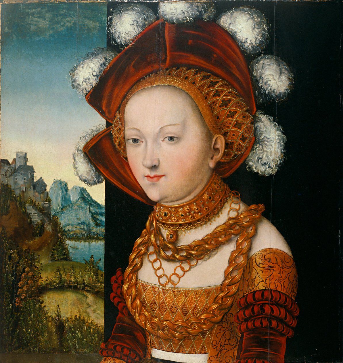 Damenbildnis de Lucas Cranach the Elder