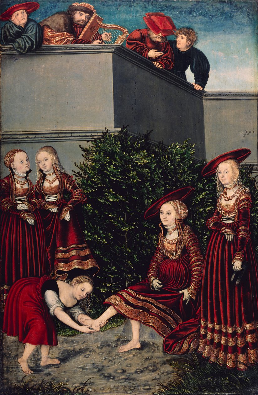 Davi e Bate-Seba de Lucas Cranach the Elder