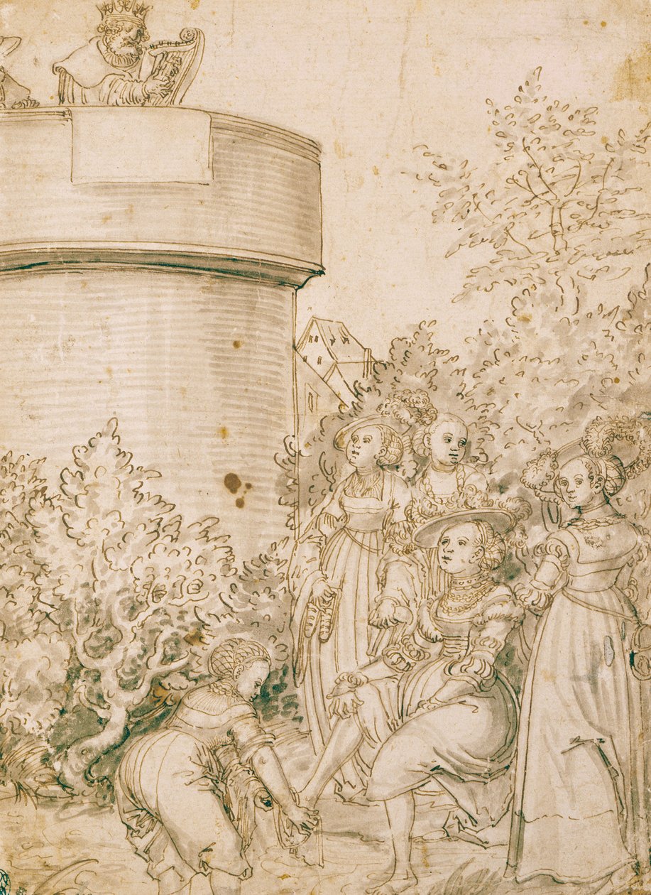 Davi e Bate-Seba de Lucas Cranach the Elder