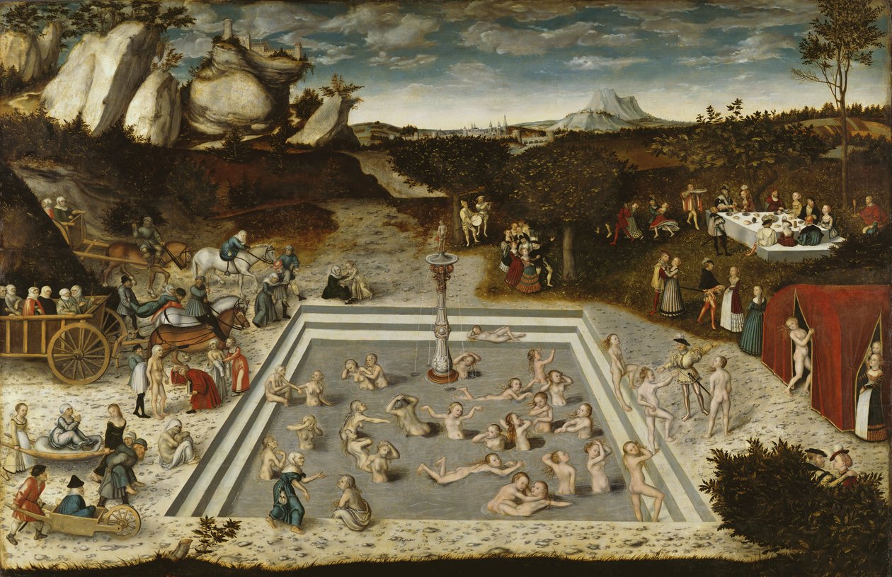 A fonte da juventude de Lucas Cranach the Elder