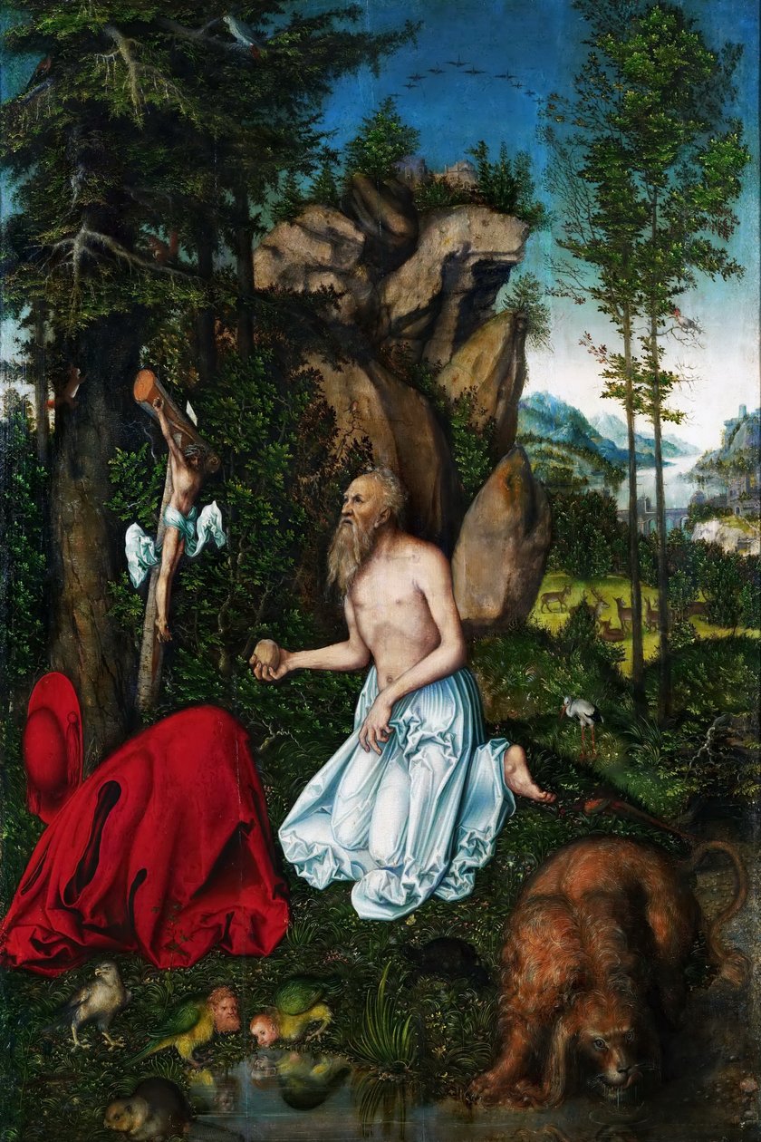 São Jerônimo de Lucas Cranach the Elder