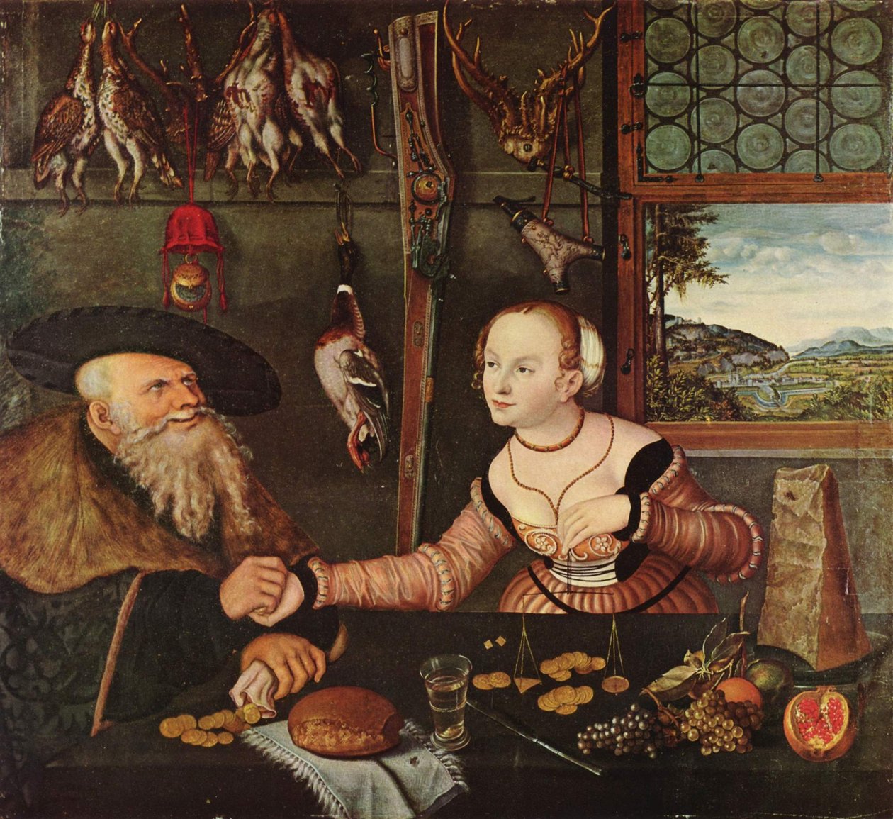 O pagamento de Lucas Cranach the Elder