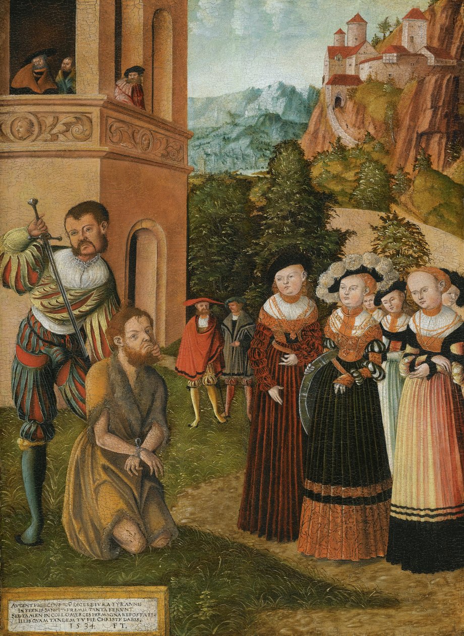 A decapitação de João Batista de Lucas Cranach the Elder