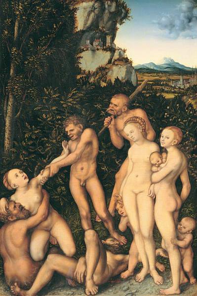 Os frutos do ciúme de Lucas Cranach the Elder
