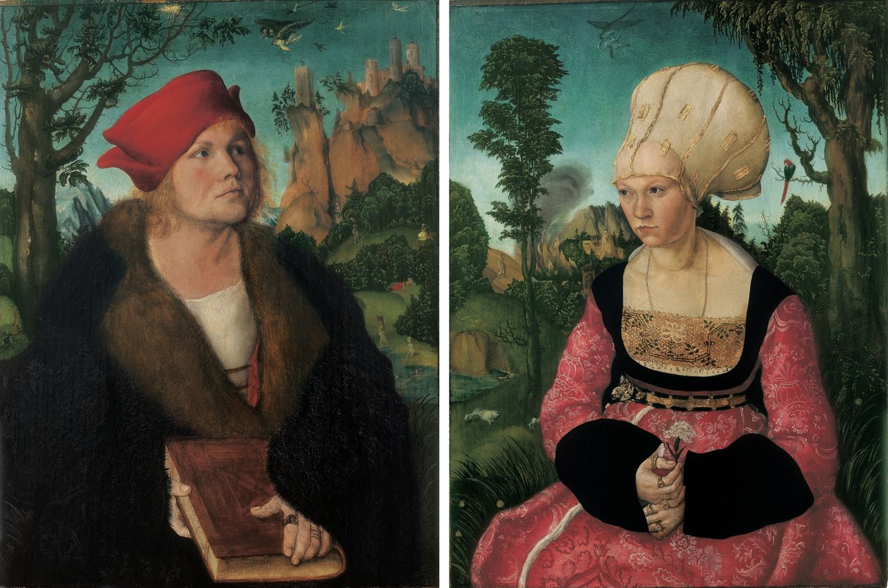 John e Anna Cuspinian de Lucas Cranach the Elder