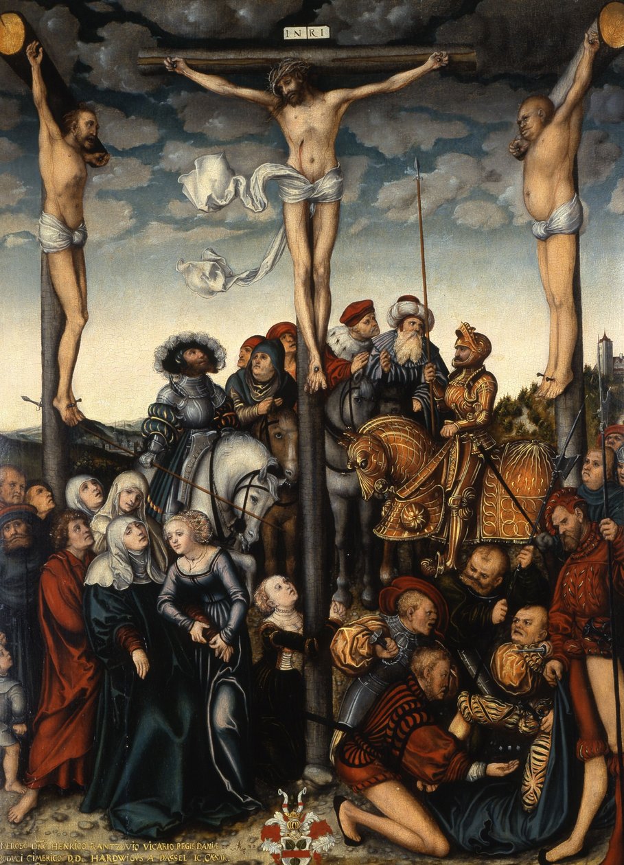 crucificação de Lucas Cranach the Elder