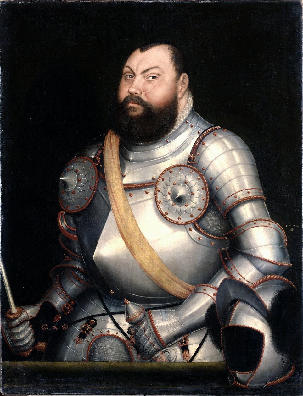Eleitor Johann Friedrich, o Magnânimo da Saxônia de Lucas Cranach the Elder