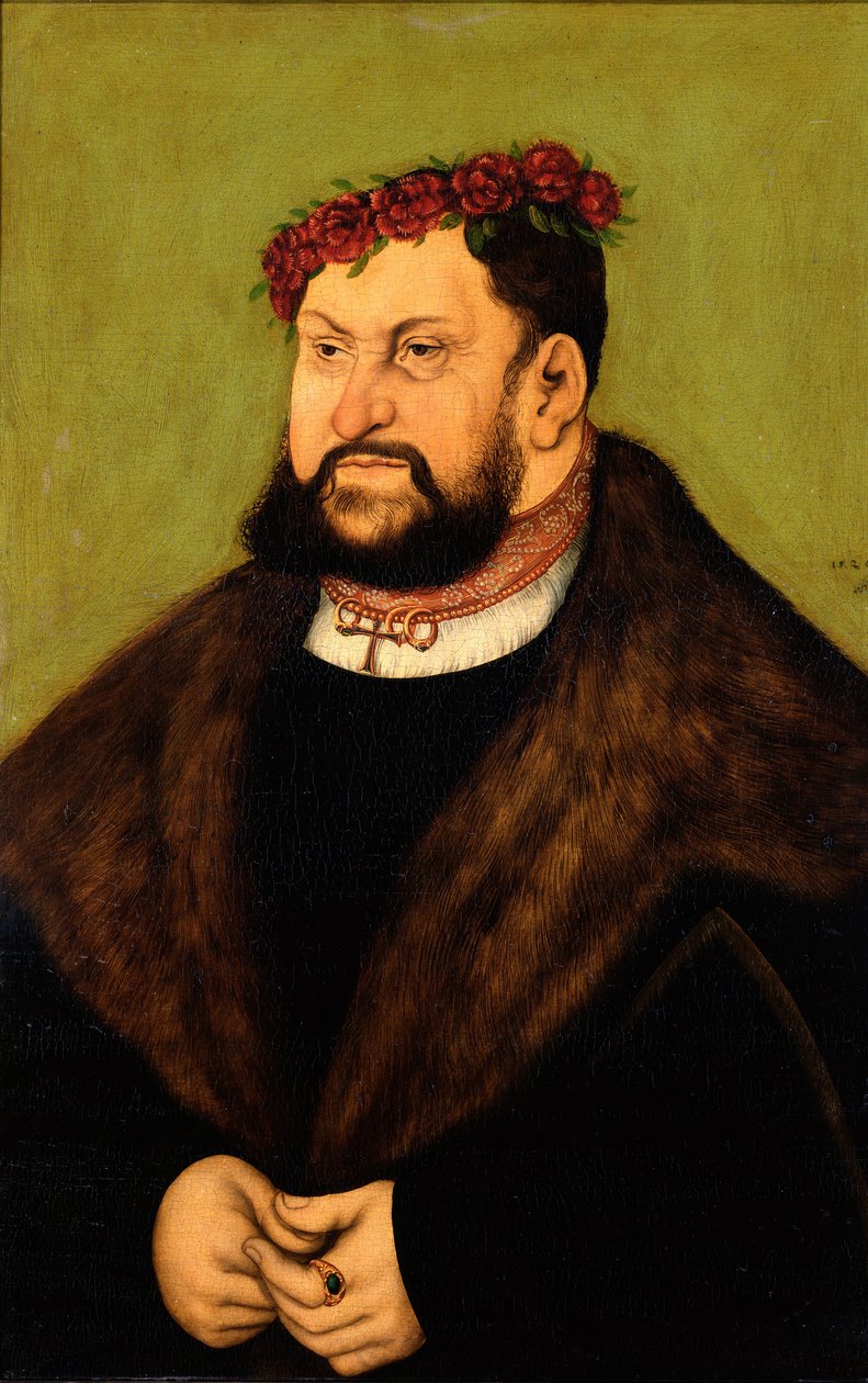 Eleitor João, o Constant da Saxônia de Lucas Cranach the Elder