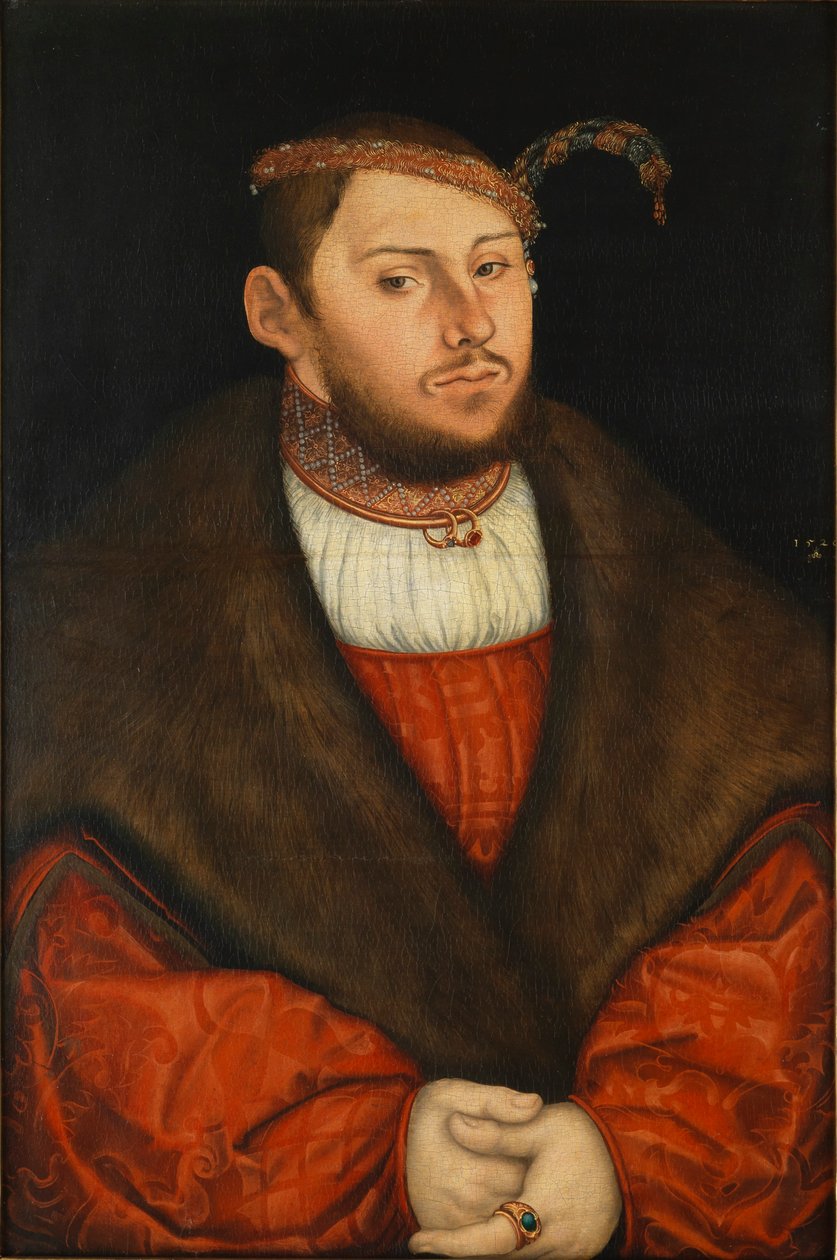 Spa Prince Johann Friedrich da Saxônia de Lucas Cranach the Elder