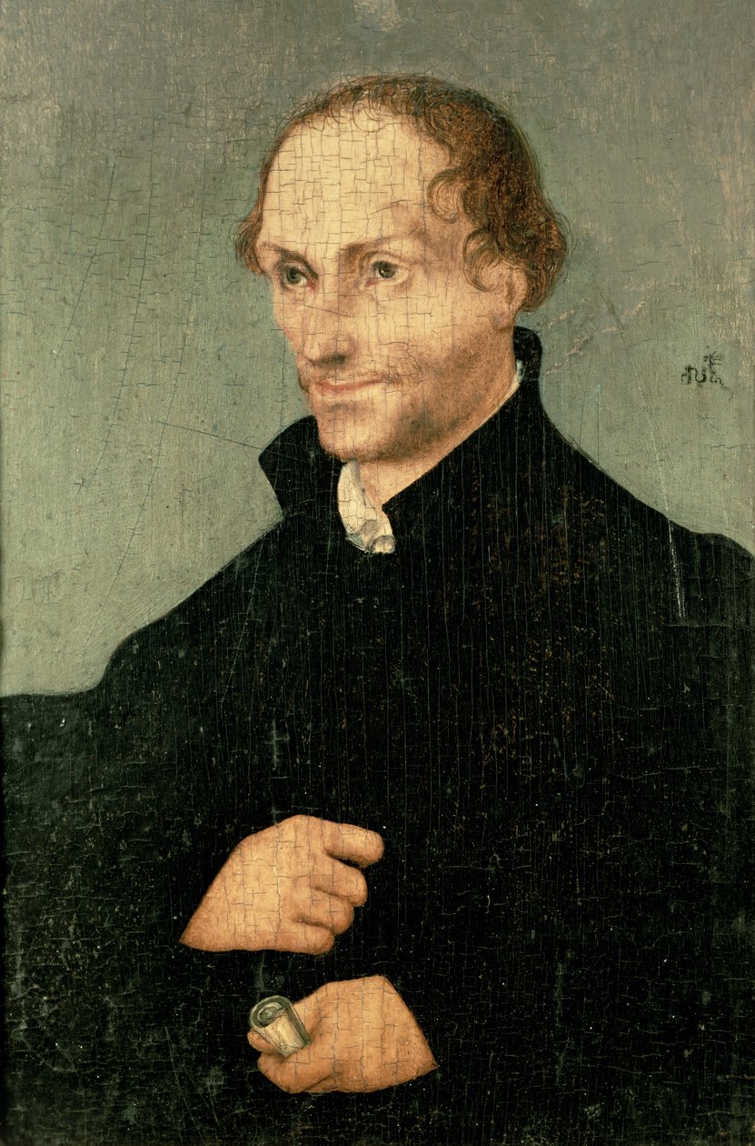 Retrato de Philipp Melanchthon (1497-1560), 1532 de Lucas Cranach the Elder