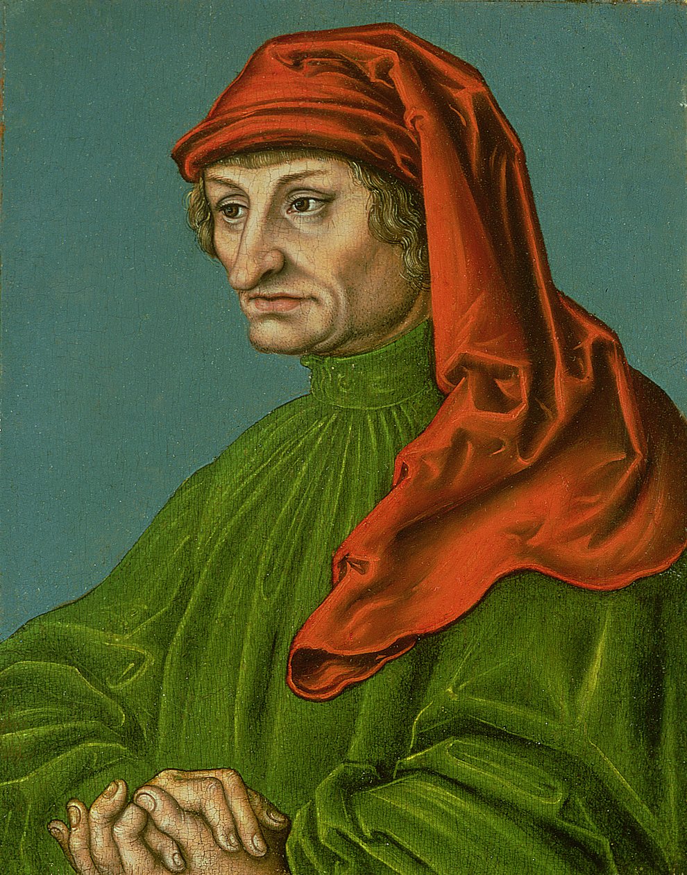 Retrato de um homem de Lucas Cranach the Elder