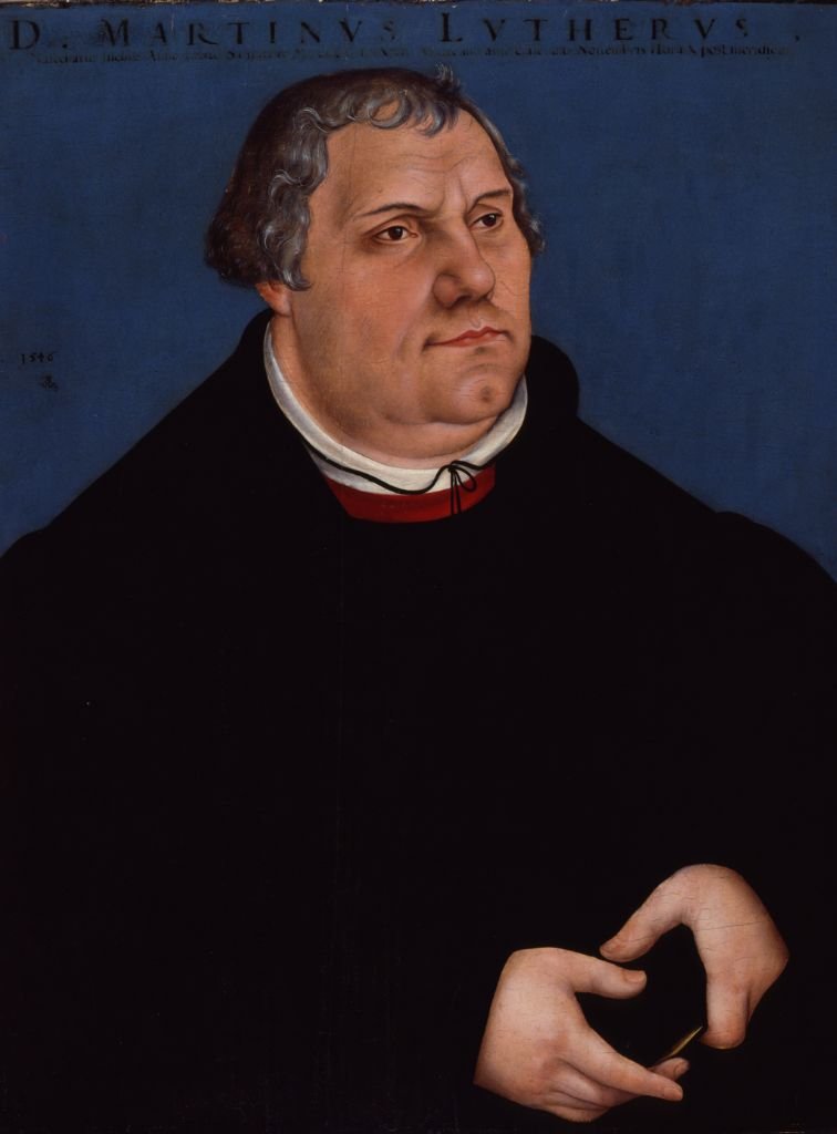 Retrato de Martinho Lutero de Lucas Cranach the Elder