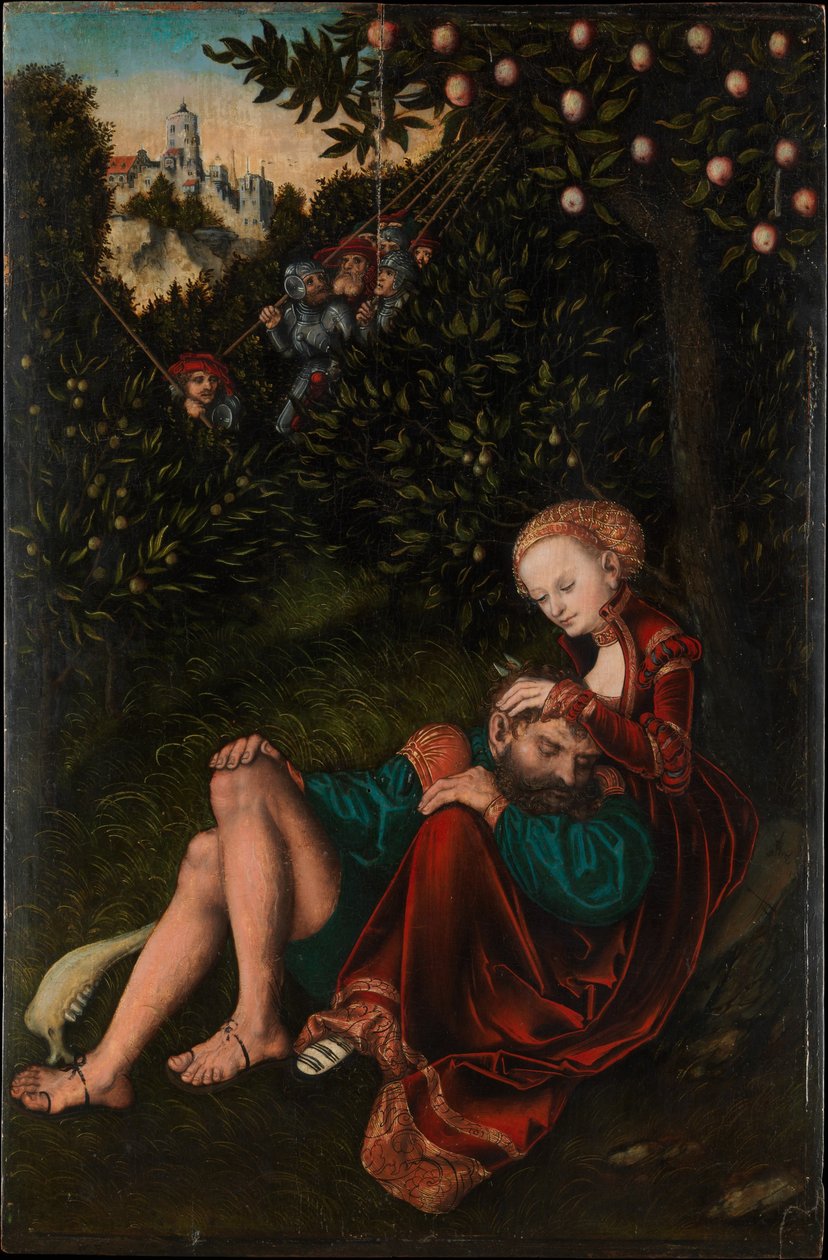 Sansão e Dalila de Lucas Cranach the Elder