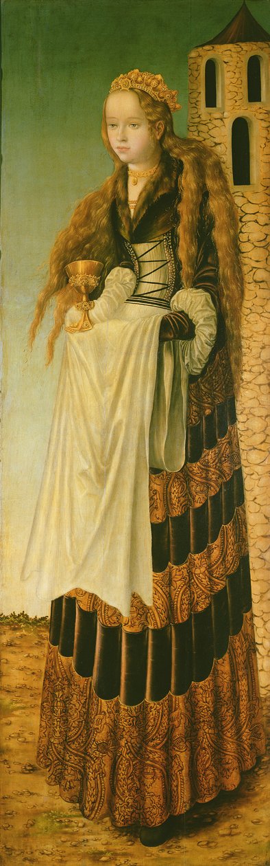 Santa Bárbara, 1906 de Lucas Cranach the Elder
