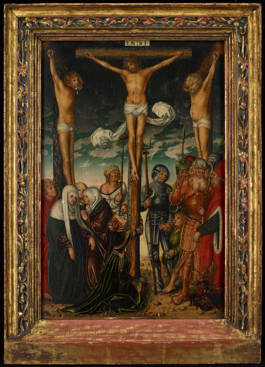A crucificação, c.1575 de Lucas Cranach the Elder