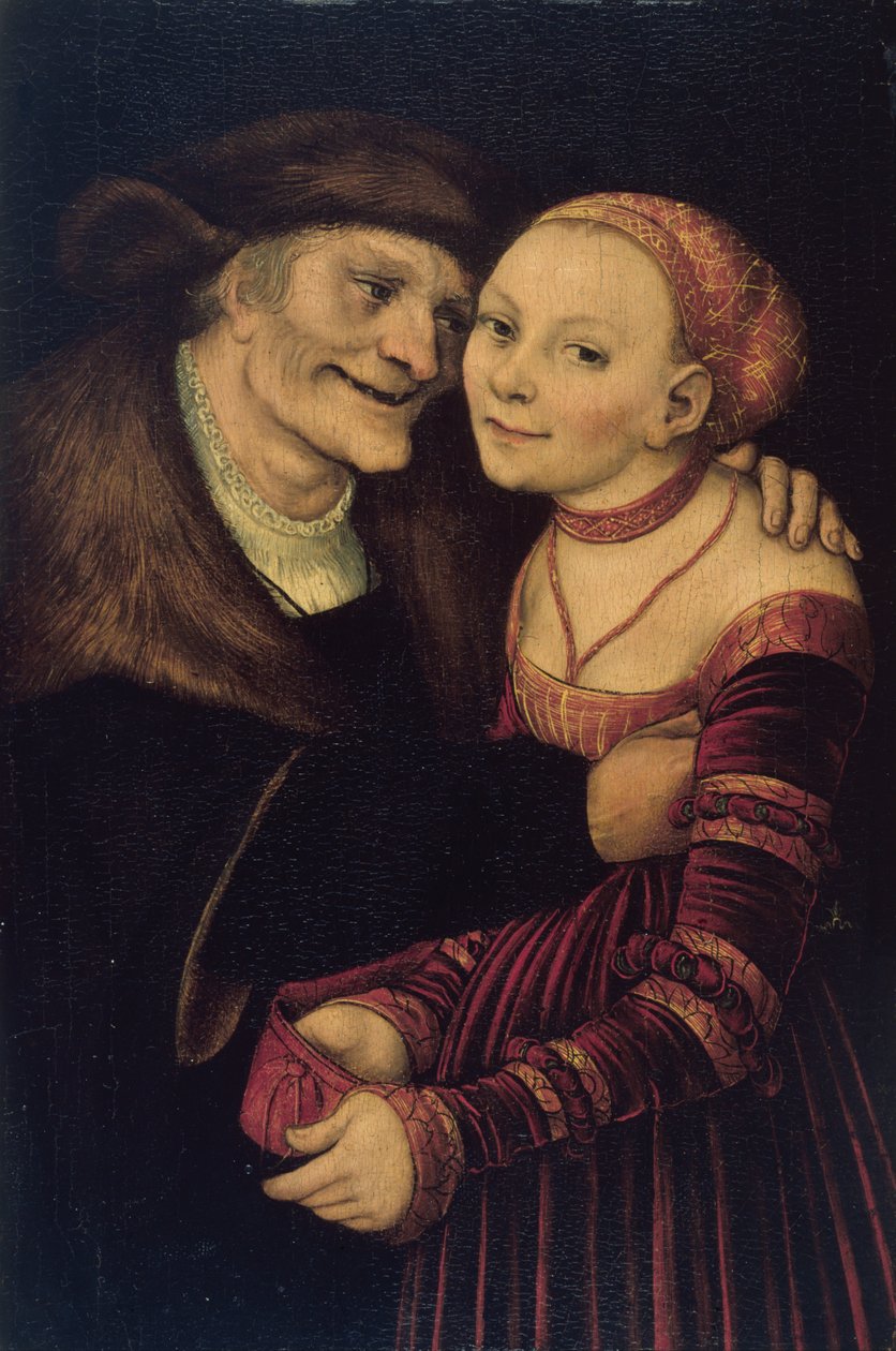 O casal mal-casado de Lucas Cranach the Elder