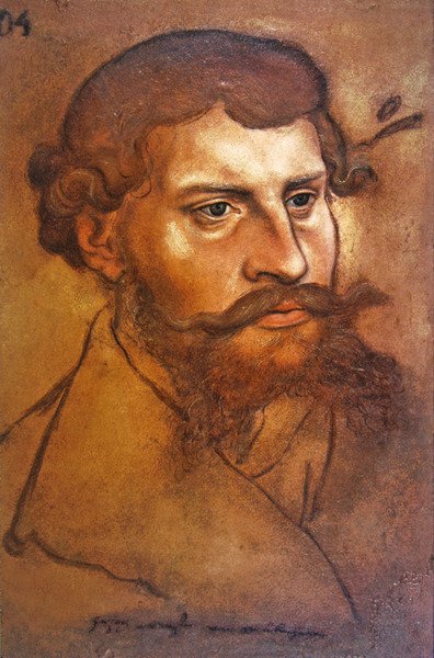 Ernest I, duque de Brunswick-Lueneburg (crayon & wc) de Lucas Cranach the Elder