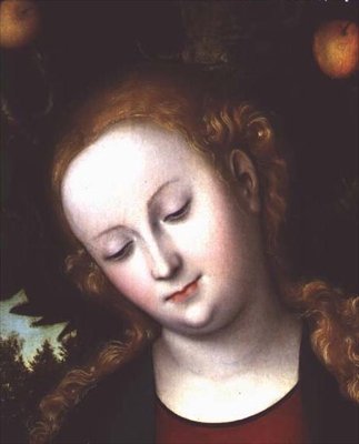 Cabeça da virgem de Lucas Cranach the Elder