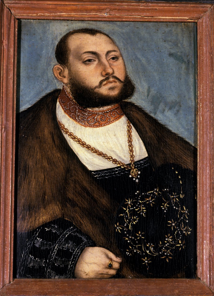 João Frederico, o Magnânimo, Eleitor da Saxônia, 1535 de Lucas Cranach the Elder