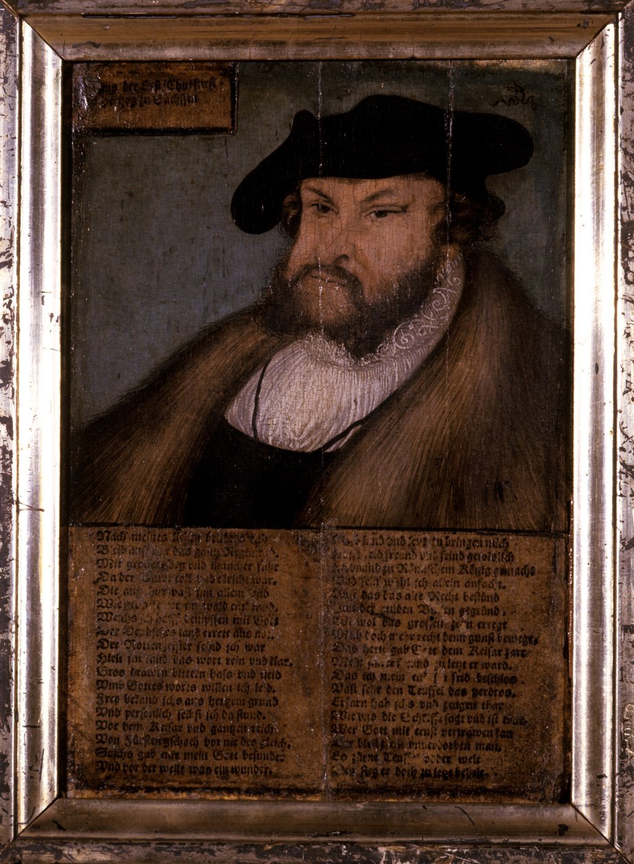 John Steadfast, eleitor da Saxônia, 1536 de Lucas Cranach the Elder