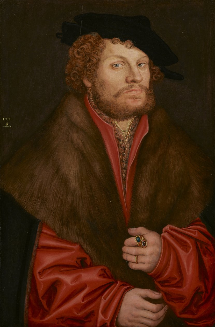 Retrato de Moritz Buchner, c.1520 de Lucas Cranach the Elder