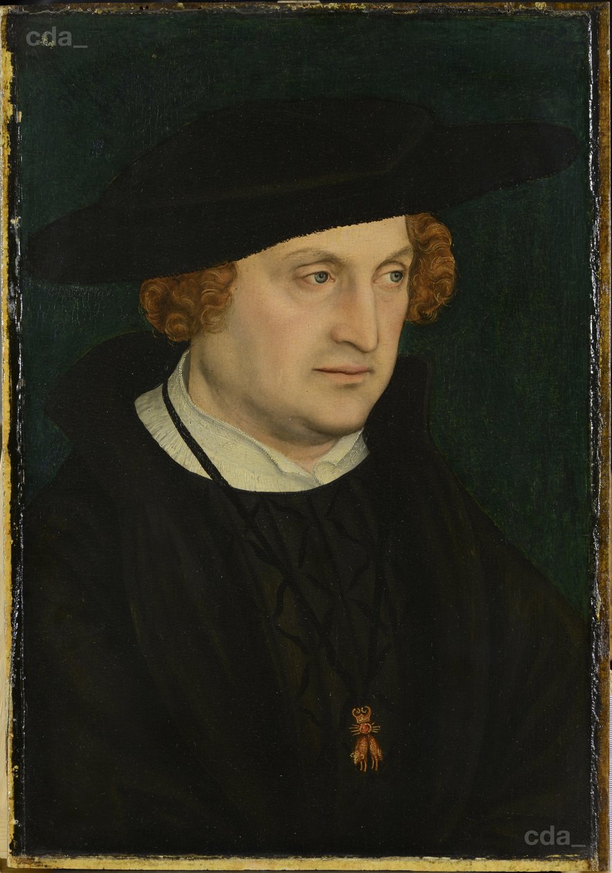 Retrato de Margrave Johann de Brandemburgo-Ansbach de Lucas Cranach the Elder
