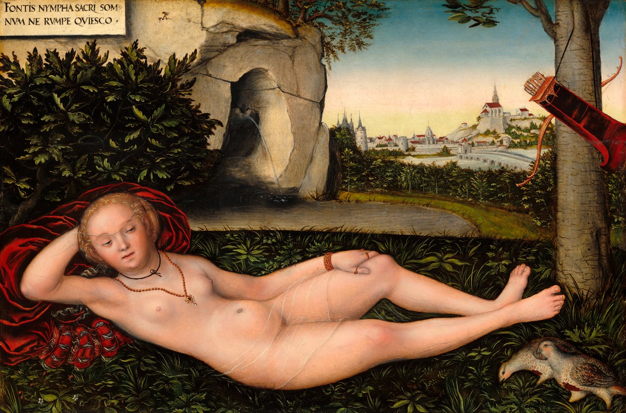 A ninfa da primavera de Lucas Cranach the Elder