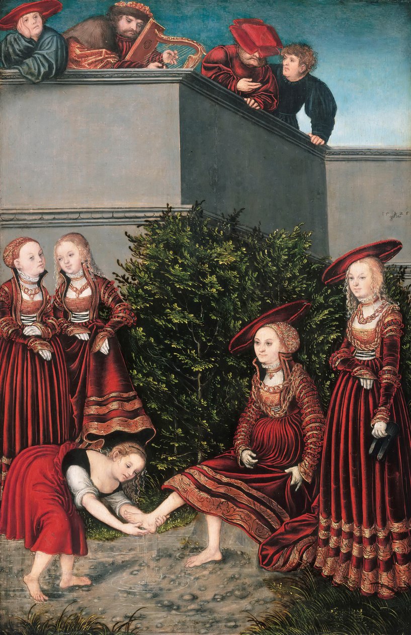 Davi e Bate-Seba de Lucas Cranach the Elder