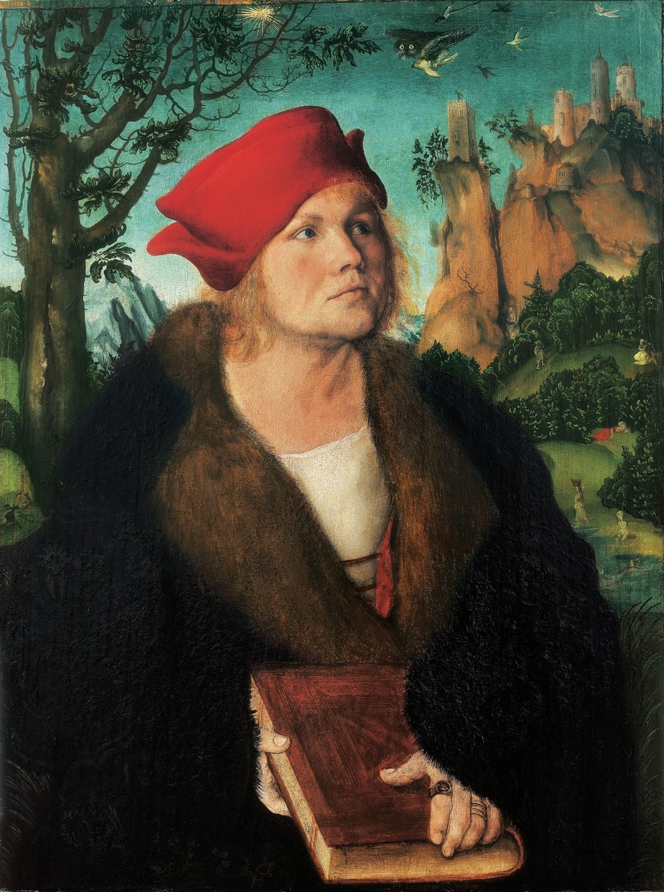 Retrato do Dr. Johannes Cuspinian de Lucas Cranach the Elder