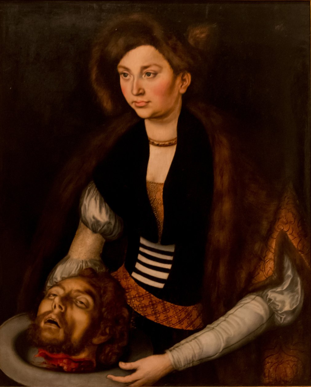 Salomé com a cabeça de São João Batista de Lucas Cranach the Elder