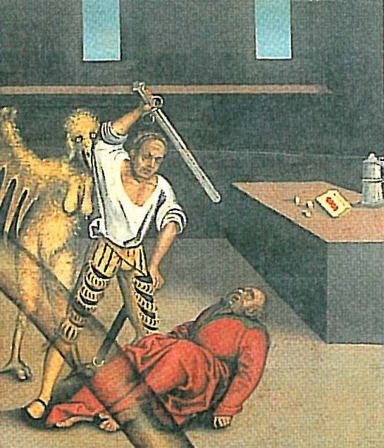 Os Dez Mandamentos do Quinto Mandamento de Lucas Cranach the Elder