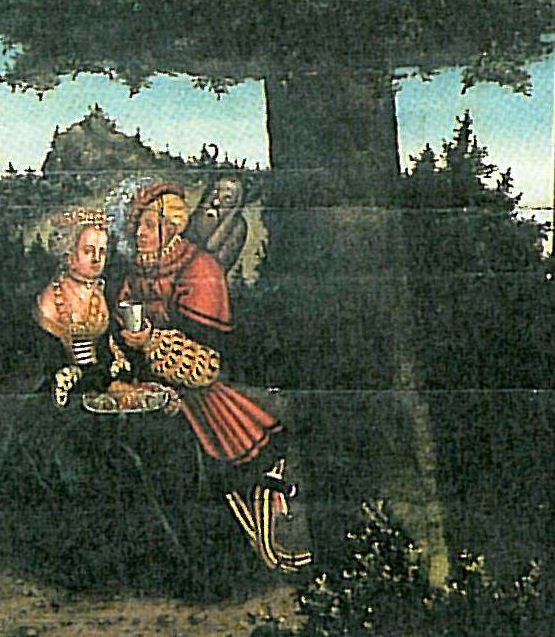 Os Dez Mandamentos do sétimo mandamento de Lucas Cranach the Elder