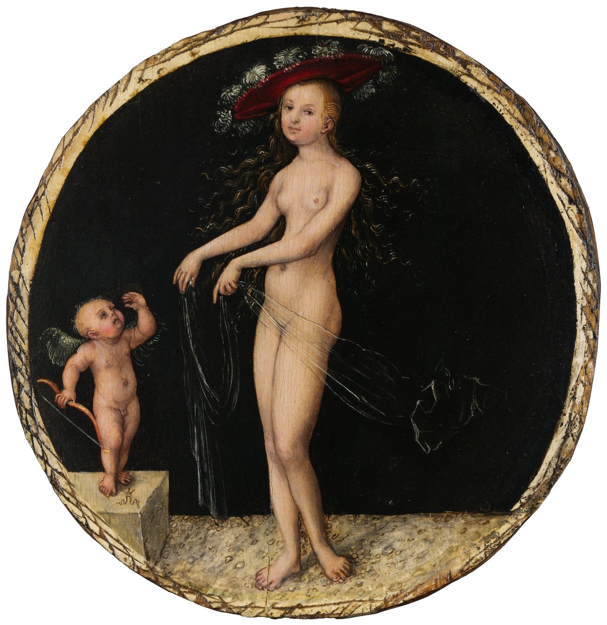 Vênus e Cupido de Lucas Cranach the Elder