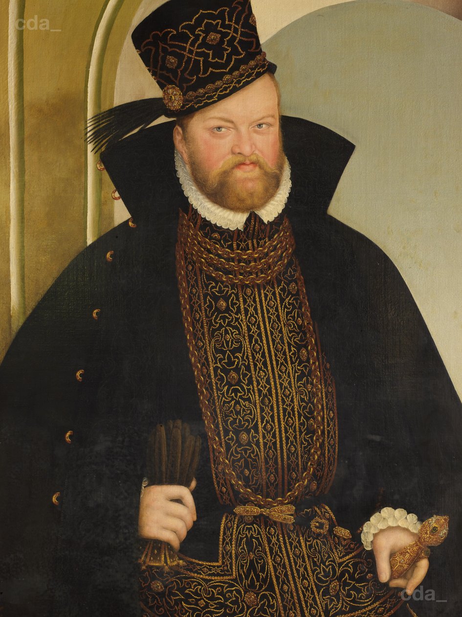 Retrato do eleitor agosto de Lucas Cranach the Younger  