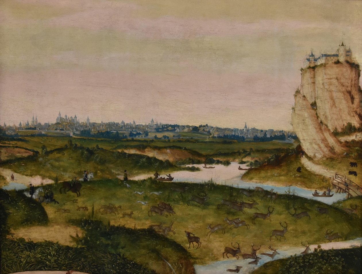 caça dos cervos de Lucas Cranach the Younger