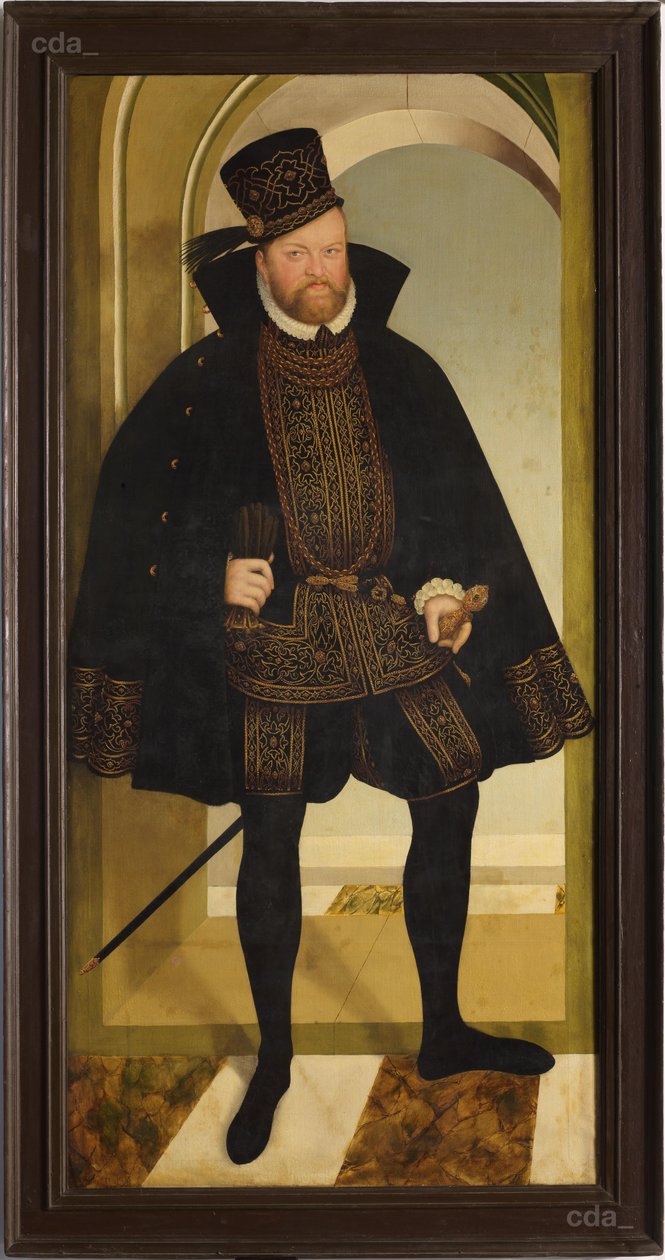 Retrato do eleitor agosto de Lucas Cranach the Younger