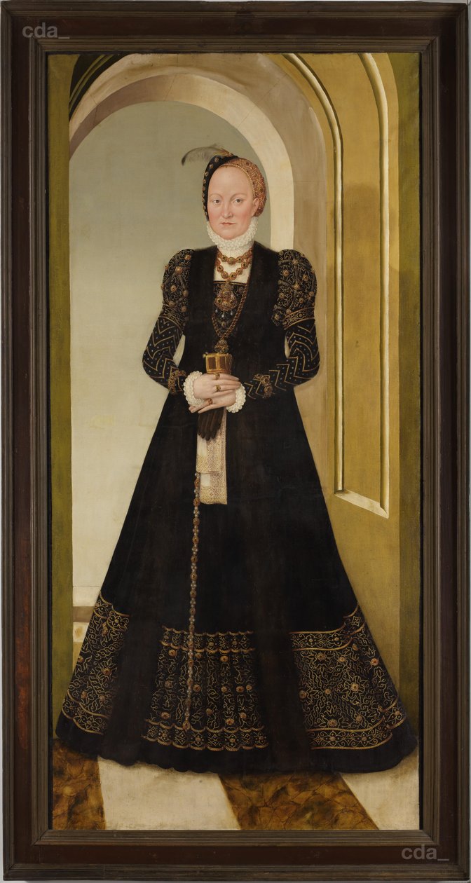 Retrato de Electress Anna de Lucas Cranach the Younger