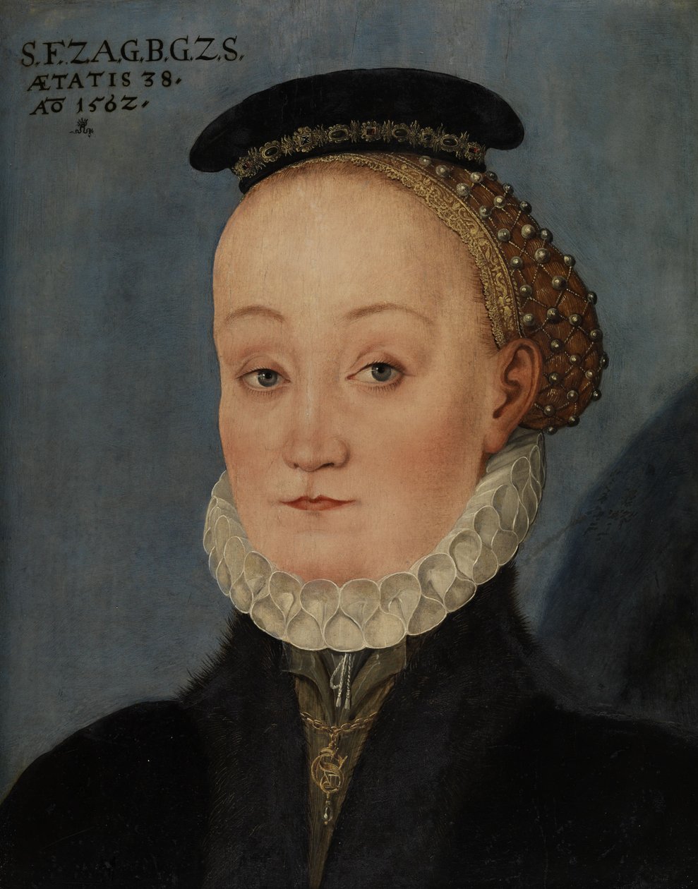 Retrato da baronesa Lucretia von Berlepsch, b. de Schleinitz de Lucas Cranach the Younger
