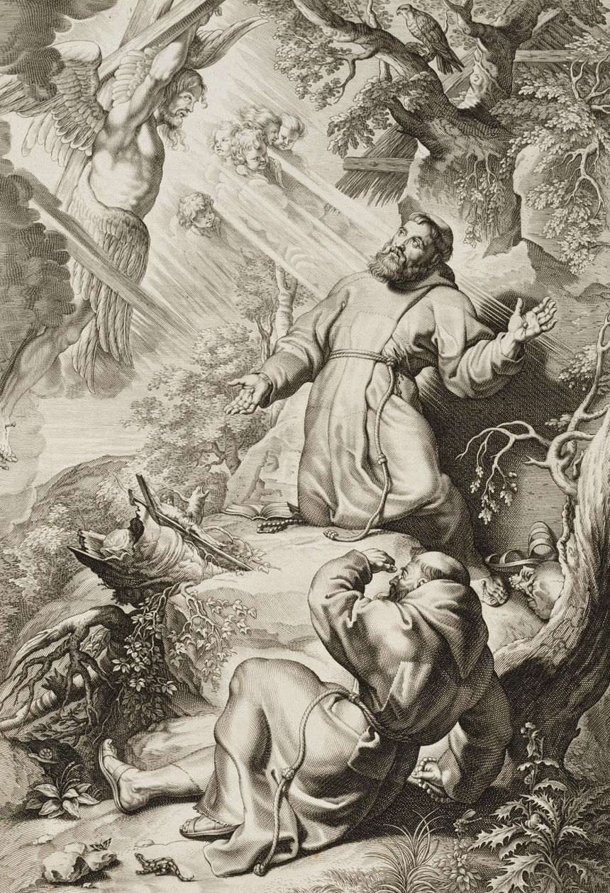 São Francisco Recebendo os Estigmas de Lucas Vorsterman