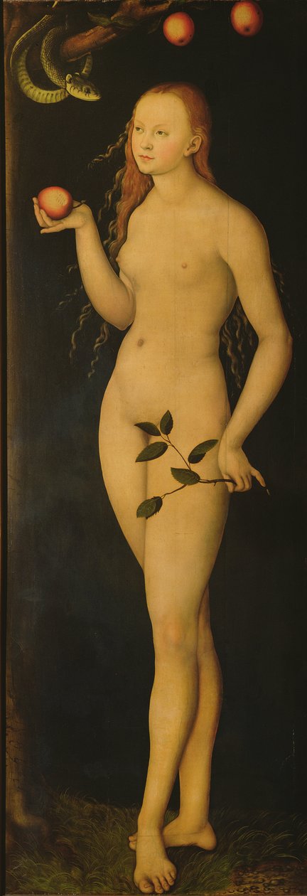 Eva, 1528 de Lucas Cranach the Elder