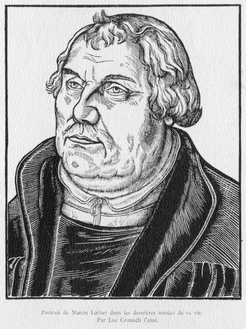 Martinho Lutero de Lucas Cranach the Elder